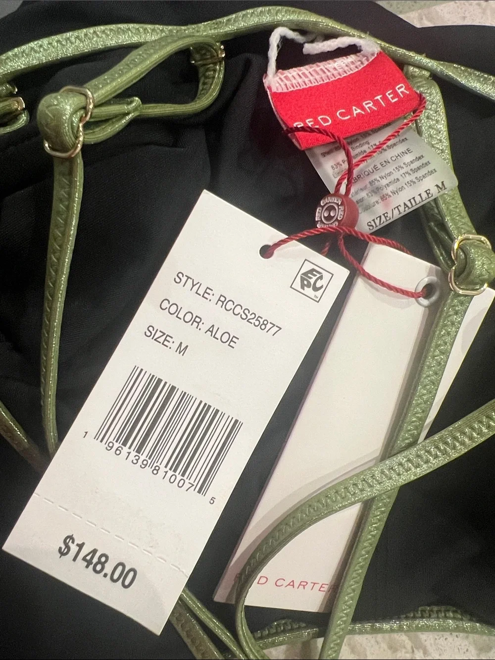 Red Carter green metallic